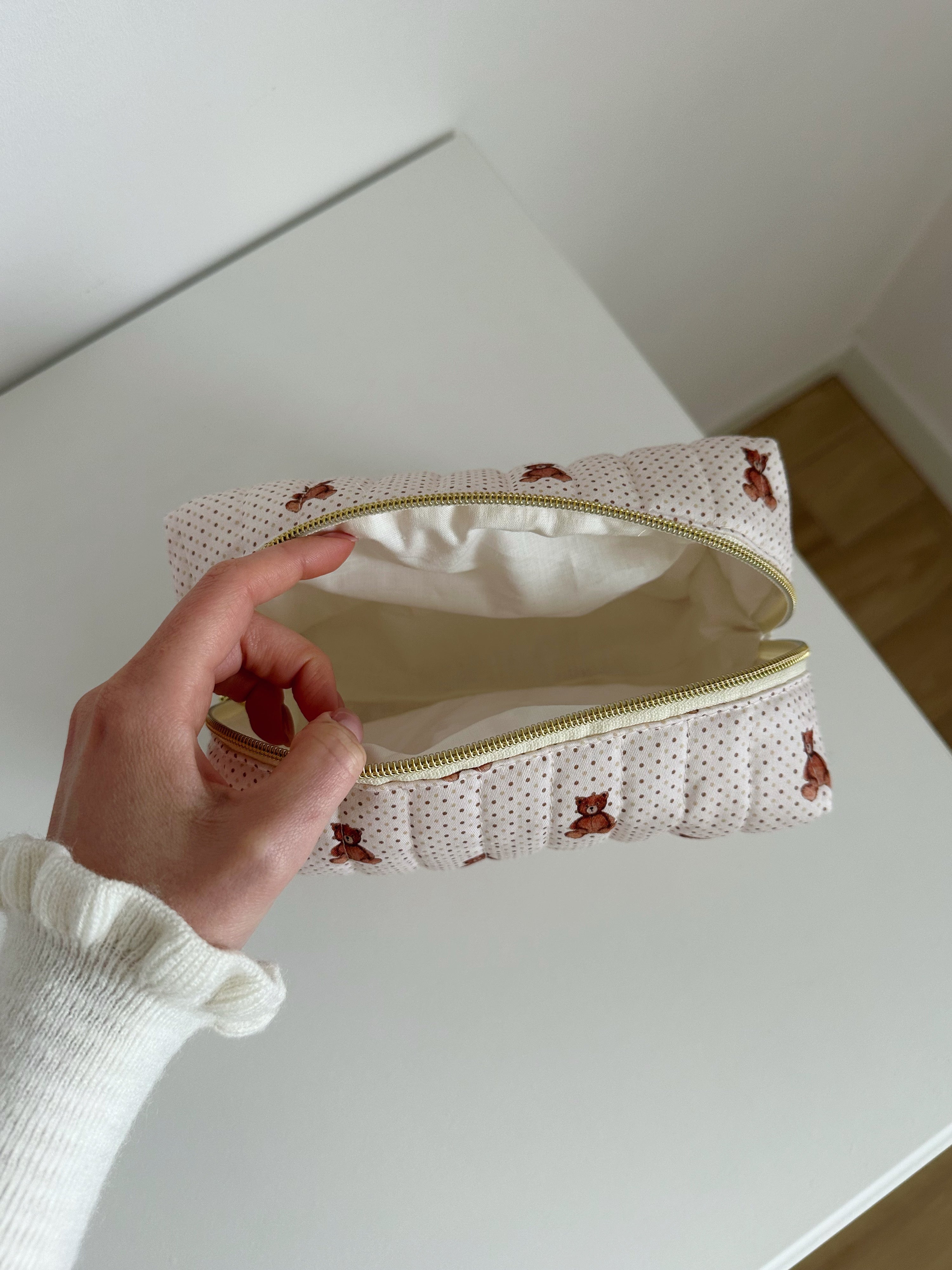 Beauty case Teddy Dots