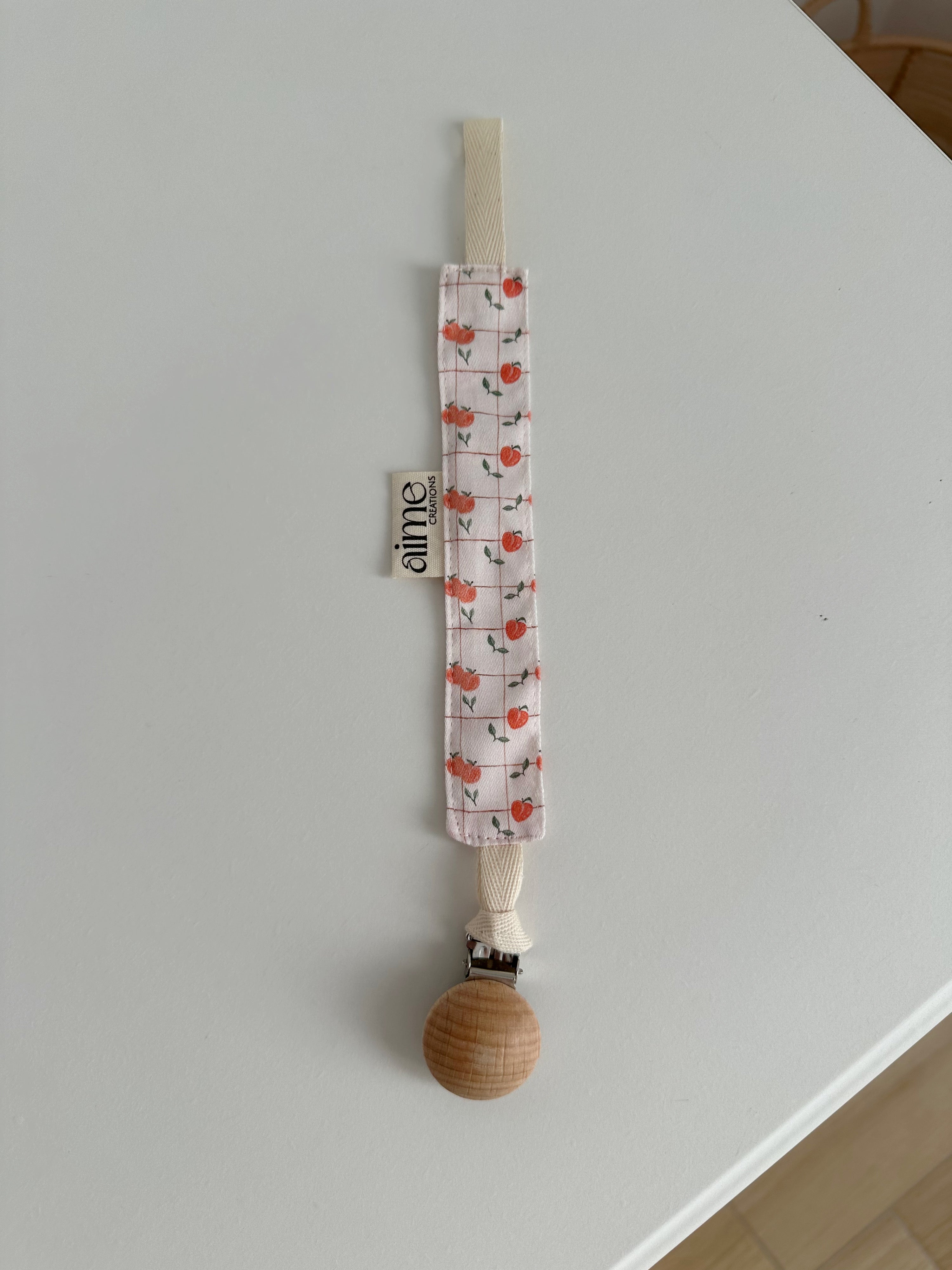Clip ciuccio Dolci pesche - pronta consegna