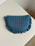 Pochette Denim volant