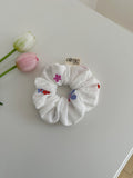 Scrunchies Fiori ricamati