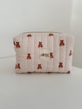 beauty case con orsetti e pois