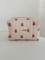 beauty case con orsetti e pois