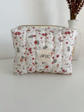 beauty case con fiori 