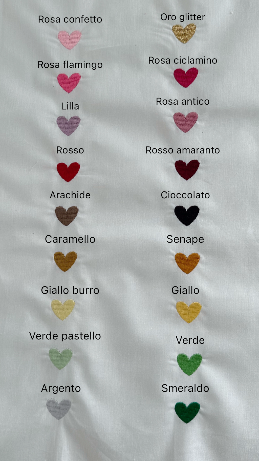 Bavaglino Filo di cuori