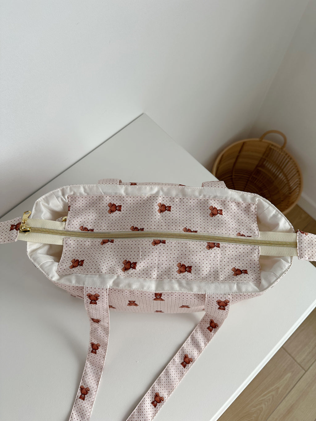 Borsa passeggino Teddy Dots