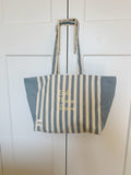 Borsa mare Riviera righe denim