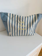 Borsa mare Riviera righe denim