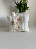 idea regalo con papera ricamata