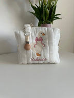 idea regalo con papera ricamata