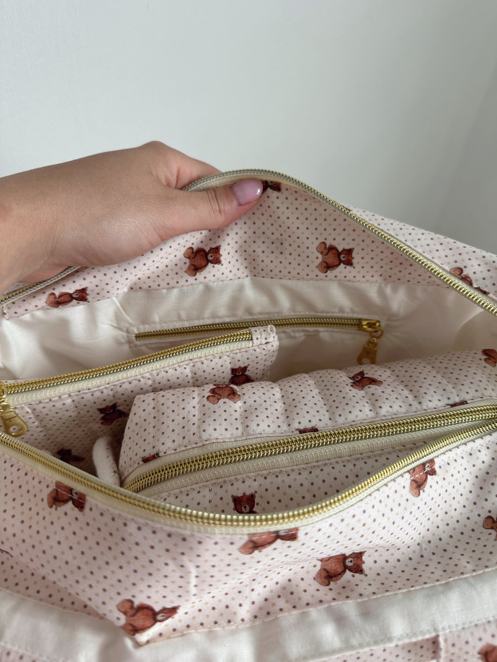 Borsa passeggino Teddy Dots