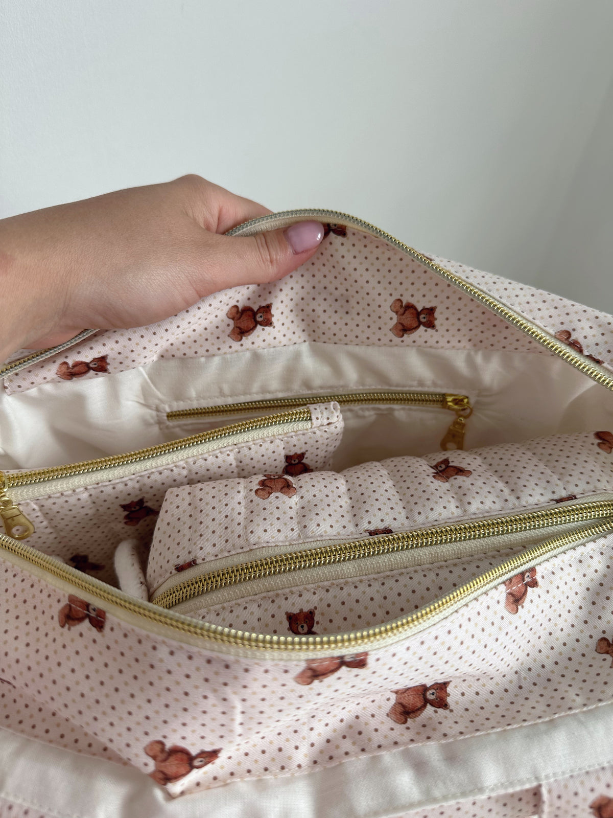 Borsa passeggino Teddy Dots