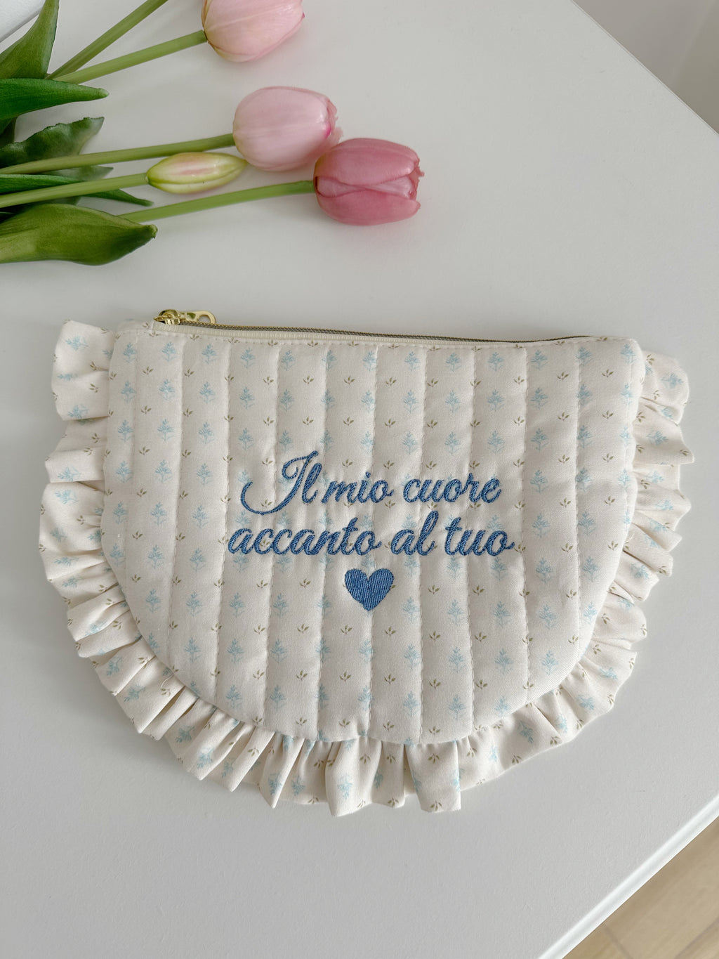 Pochette volant con dedica