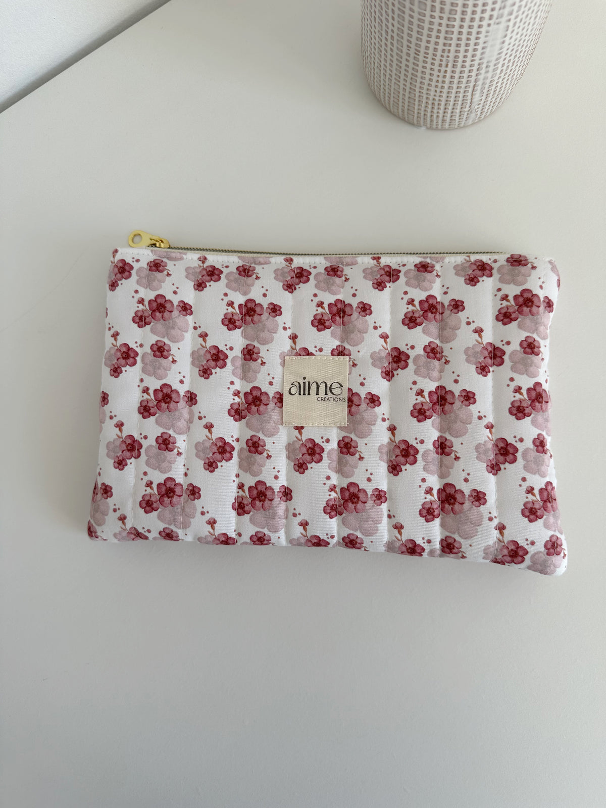 pochette standard artigianale con fiori