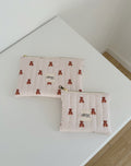 pochette a pois con orsetti