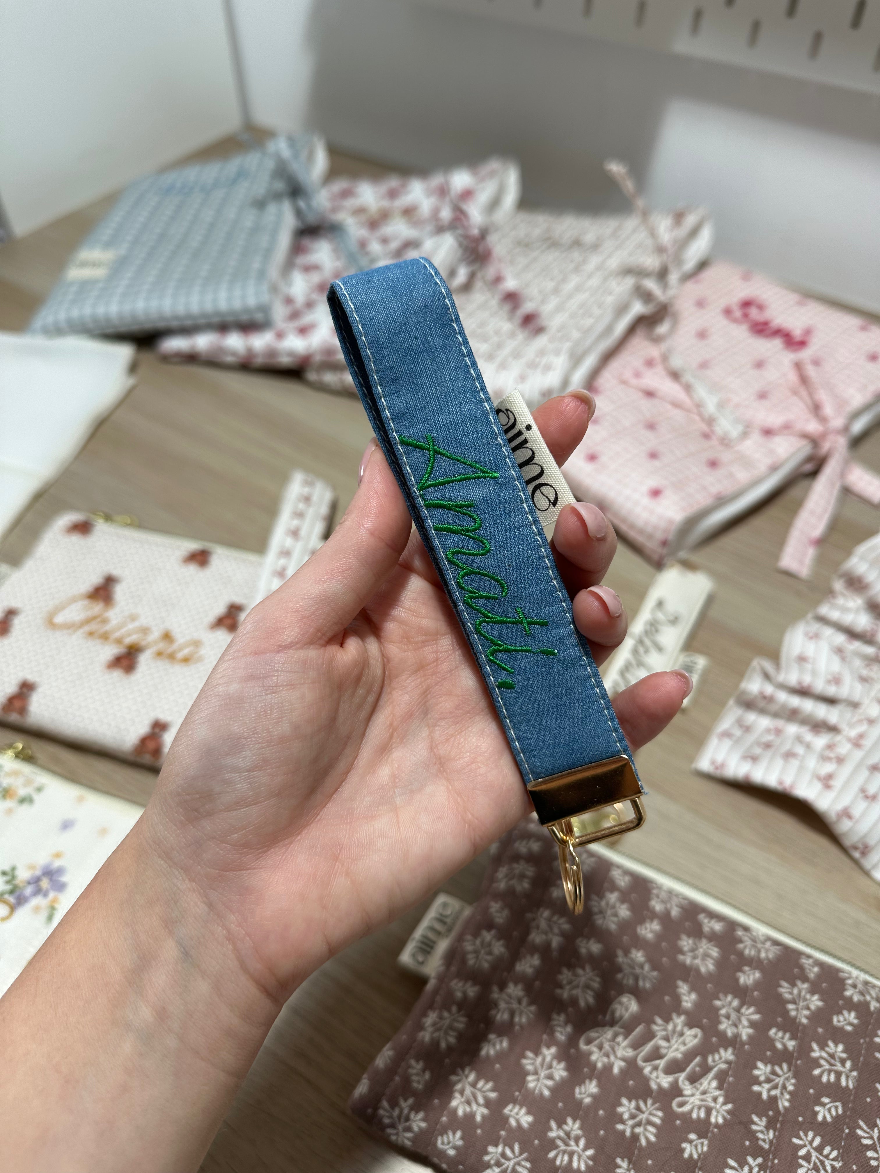 Portachiavi Denim