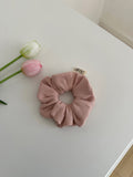 elastico artigianale scrunchie rosa